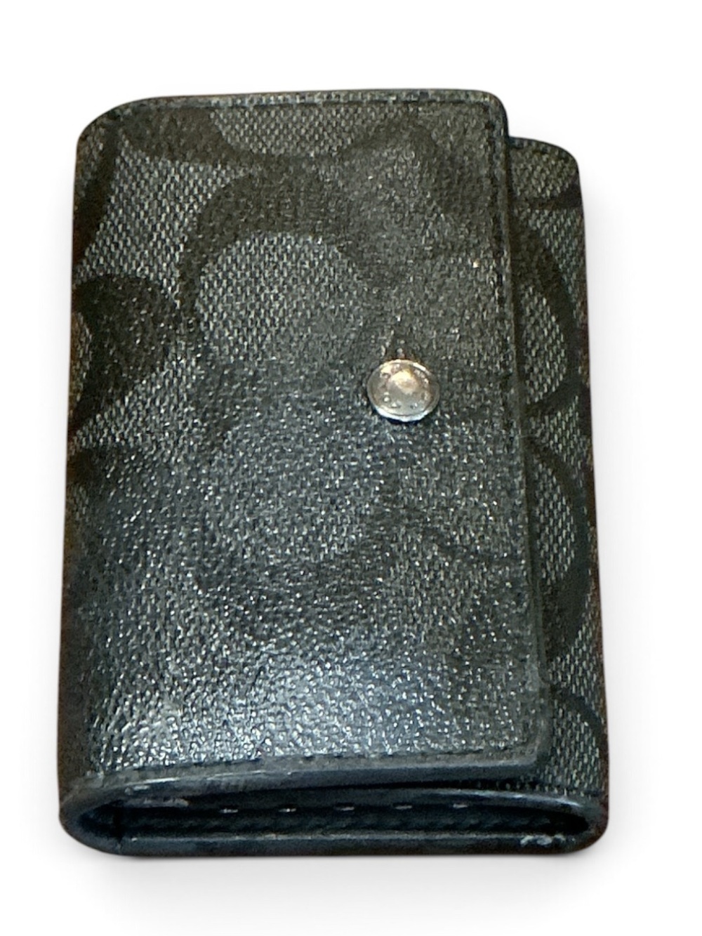 Coach Five Ring Key Case in Signature Canvas - Picture 2 of 4